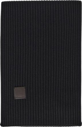 Max Mara Bufanda de Punto Tuber&iacute;a - Accessories - Mujer - Negro - ONE SIZE