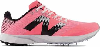 New Balance Womens Fuelcell Xc7 V5 Running Shoes In Pink/black/silver Metallic