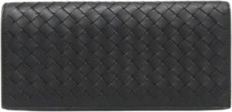 Bottega Veneta Pre-owned Wallets, male, Black, Size: ONE SIZE Pre-owned Continental Wallet