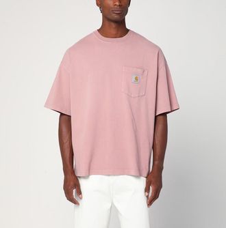 Carhartt Work in Progress S/S Hudson Pocket T-Shirt in Daphne colour