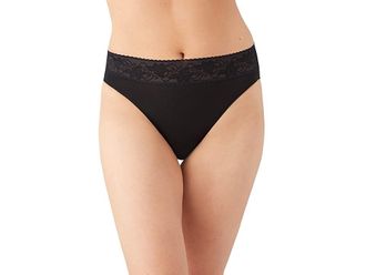 Wacoal Comfort Touch Hi Cut Womens Underwear Black (Basic) : 2XL, Tencel/Spandex/Lyocell