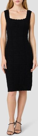 French Connection Nellis Stitch Sleeveless Body-Con Dress in Black at Nordstrom, Size X-Large