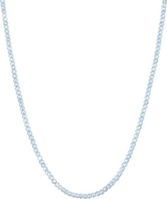 Jewelmak 14K Aquamarine Necklace