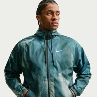 Nike Mens Windrunner Sunset Lined Jacket in Grey | IR4507-384