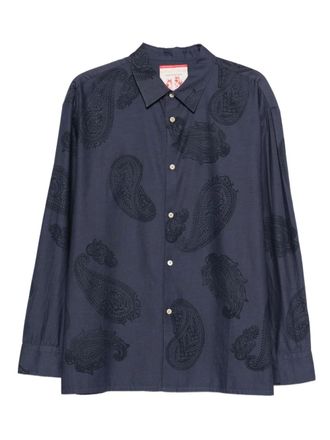 A Kind Of Guise paisley-print shirt - Blu