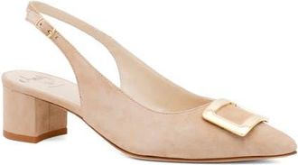 Amalfi By Rangoni Padrino Slingback Pump in Nude Cashmere at Nordstrom, Size 7.5