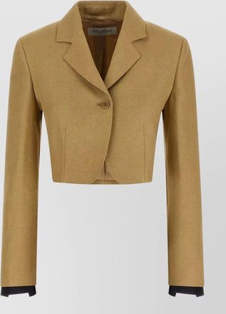 Max Mara mxsbuono tailored blazer cropped long sleeves