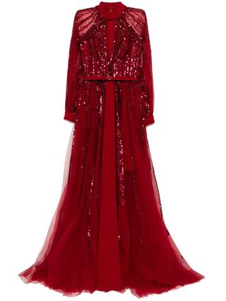 Saiid Kobeisy embroidered dress - women - Polyester - 38