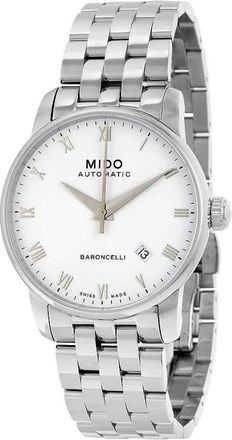 Mido Baroncelli Automatic White Dial Mens Watch M86004261