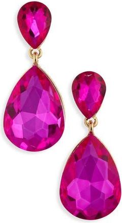 Cara Teardrop Drop Earrings in Fuchsia at Nordstrom Rack