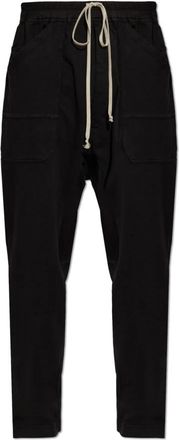 Rick Owens Wijde broek - Heren - Sweatpants - Zwart - L - Katoen - Broeken