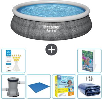 Bestway Piscina Bestway Fast Set Redonda - 457x84 Cm - 7-piezas S245