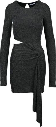Patrizia Pepe Kleedjes, Dames, Zwart, M, Korte Lam&eacute; Jurk