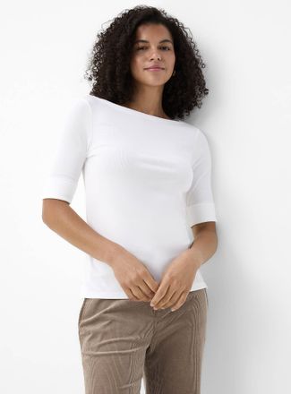 Lauren Ralph Lauren Womens Judy boat-neck plain T-shirt