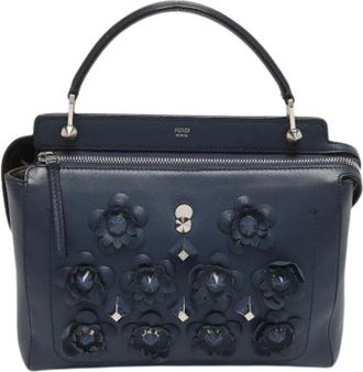 Fendi Pre-owned Handbags, female, Blue, Size: ONE SIZE Pre-owned The Dotcom Handbag