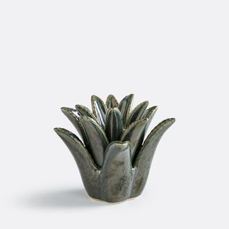 La Redoute Interieurs Keramische palmkandelaar, hoogte 14,3 cm, TROPIA