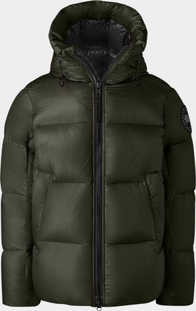 Canada Goose Mens Crofton Black Disc Puffer Jacket