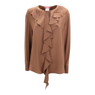 Max Mara Blouses, female, Brown, XS, Blouses