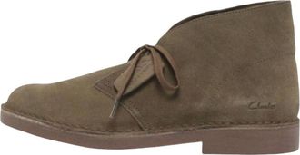 Clarks Desert Evo Boots Khaki Suede 26183838