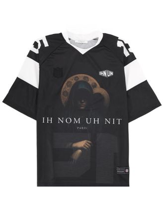 Ih Nom Uh Nit Black Holy Mary Graphic Polyester T-Shirt