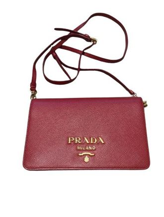 Prada Mini Red Crossbody Bag