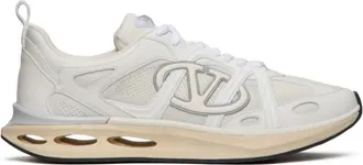 Valentino Garavani White Lace Up Sneakers
