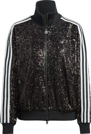 adidas Sequin Track Jacket Asia Sizing Black HM2054