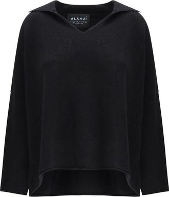 Alanui Black Cashmere Womens Sweatshirt