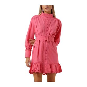 Notre-V Kleedjes, Dames, Roze, XL, Katoen, Loulou Mini Jurk