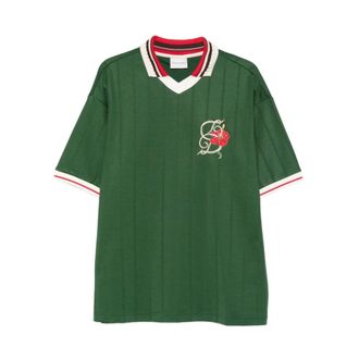 Dr&ocirc;le de Monsieur Polo Shirts, male, Green, Size: M Polo D Hibiscus