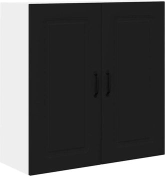 vidaXL Kitchen Wall Cabinet Black 80 x 31 x 80 cm Engineered Wood vidaXL