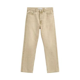 Our Legacy Straight Jeans, male, Beige, Size: W32 Straight Jeans