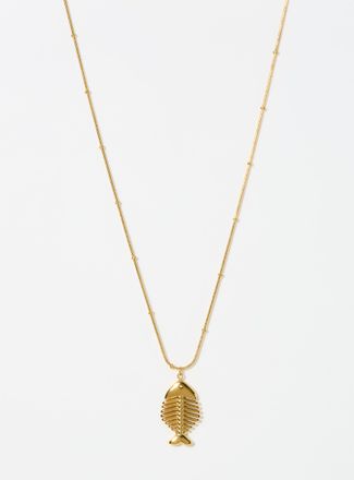 Simons Womens Fish skeleton chain