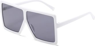 Generic Square Large Frame Men and For Women Sunglasses Outdoor Vacation Sunshade Beach (Color : A, Size : Medium)