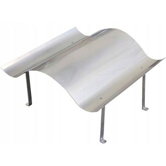 OEM Remate De Chimenea Napole&oacute;n, Acero Inoxidable, 42,5x75