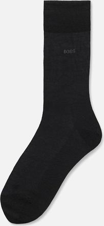 HUGO BOSS Mens George Logo Socks - Black - Size: 11/11.5/12