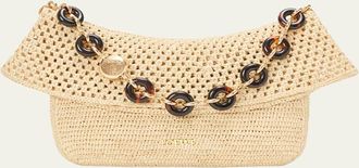 Loewe x Paulas Ibiza Ola Medium Bag in Raffia