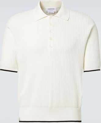Thom Browne Polo 4-Bar in cotone