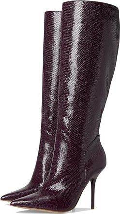 Jessica Simpson Lovienn Pointed Toe Knee Boots Womens Boots Sugar Plum : 7.5 M, Synthetic