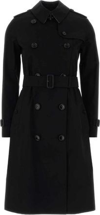 Burberry Gabardine Trenchcoat - Dames - Trenchcoats - Zwart - 3XS - Katoen - Jassen