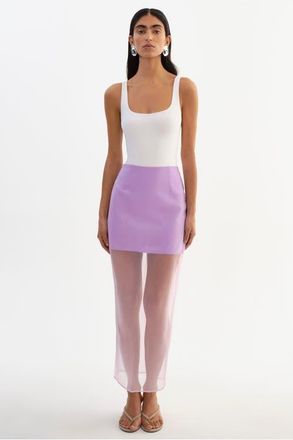 LaMarque Farley | Sheer Skirt in Lilac at Nordstrom, Size X-Small