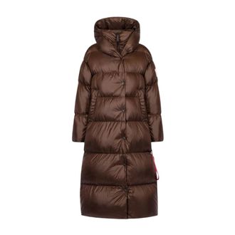 Afterlabel Down Coats, female, Brown, Size: XS Parka