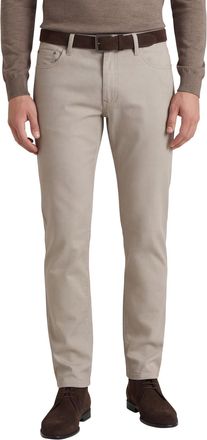 Brax Brax 5-pocket beige geruit