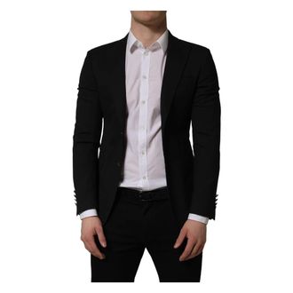 Dolce & Gabbana Blazers, male, Black, Size: XS Blazer Suit