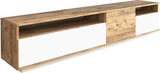 VENTE-UNIQUE.COM Mueble tv 4 puertas - l180 cm