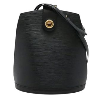 Louis Vuitton Pre-owned Bucket Bags, female, Black, Size: ONE SIZE Pre-owned Cluny Epi Shoulder Bag