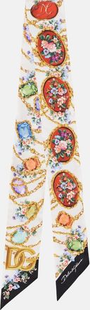 Dolce & Gabbana Sciarpa DG in seta