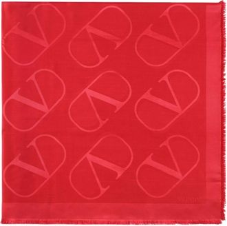Valentino Accessoires, Dames, Rood, ONE Size, Sjaal