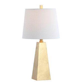 Jonathan Y Designs Owen Contemporary Resin LED Table Lamp in Gold Leaf at Nordstrom