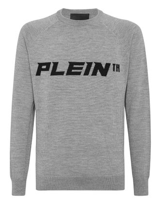 Philipp Plein Wool Pullover Round Neck LS